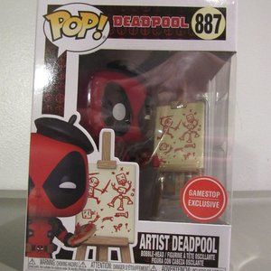 Artist Deadpool Gamestop Exclusive Funko Pop NIB
